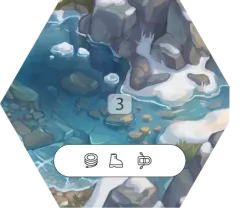 Icy shore